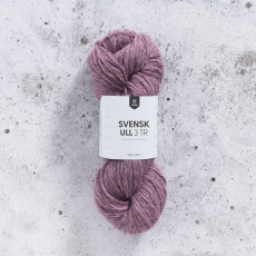 Svensk Ull 100g mårbacka pink