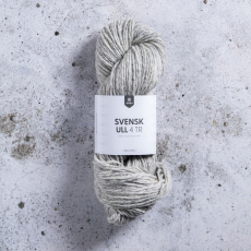 Svensk Ull 4 tr 100g gotland grey