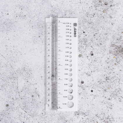 Pinnemål med linjal fra Järbo