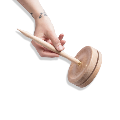 Garnholder - naturlig tre