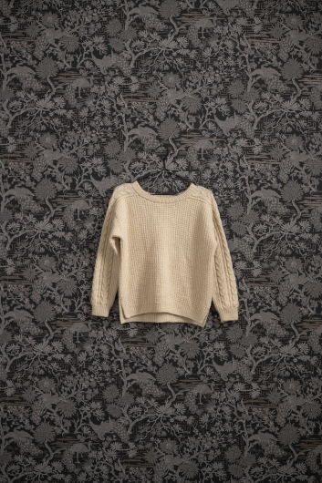 Släktgård – flettestrikket genser