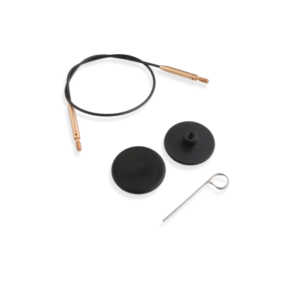 KnitPro Black Gold kablar - Swivel
