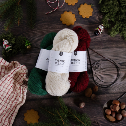 Julvanten 2024 – Färgkombination Julefrid