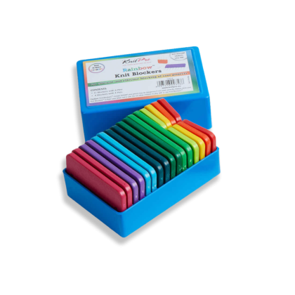 Blokkenåler brede regnbue (20 stk)