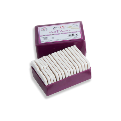 Blokkenåler brede lilla (20 stk)