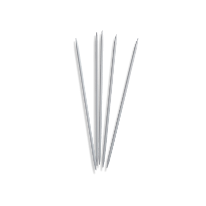 KnitPro Strømpepinner Basix Aluminium