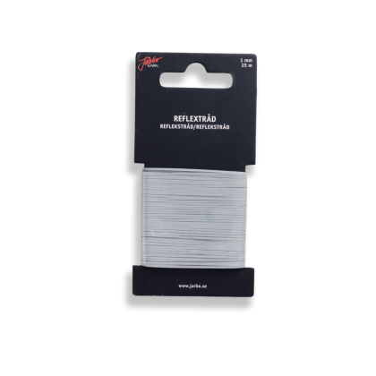 Reflekstråd grå 1,0mm/25m