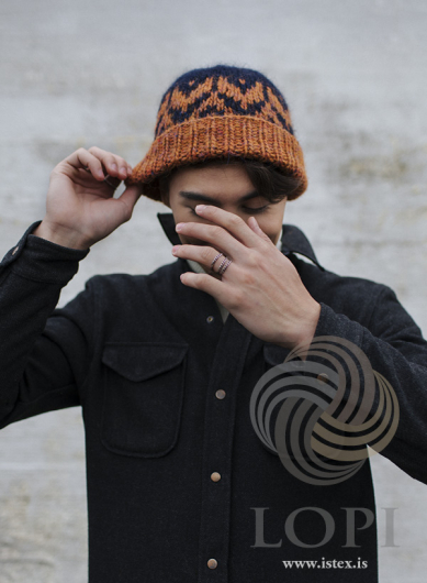 Kalsi - strikket lue i Álafosslopi