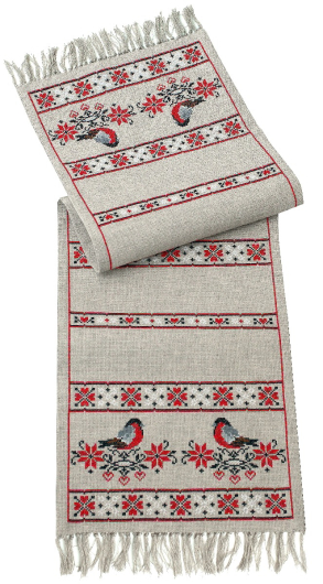 Dommere med julekrans - løpere