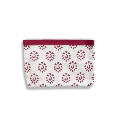 Veske med glidelås – Stor rød