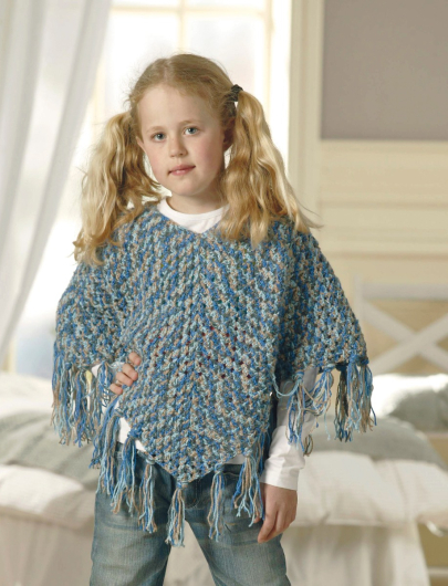 90441. VIRKAD BARNPONCHO