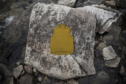 Glaciär – vest med glidelås, dame