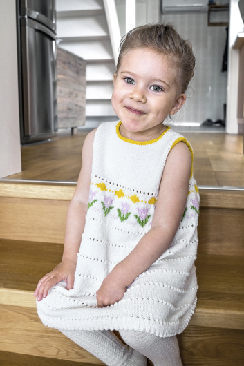 Tulipan - barnejakke & kjole