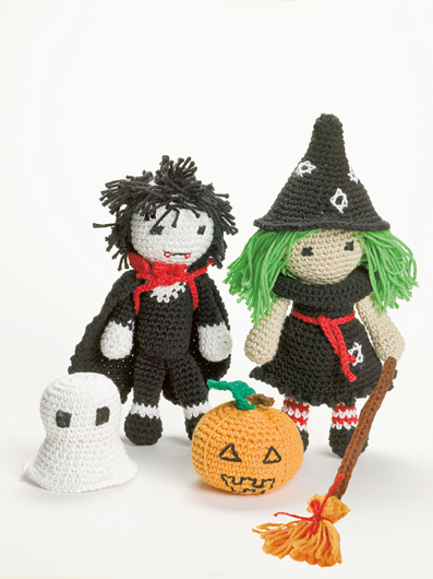 Uhyggelige små Halloween-dukker