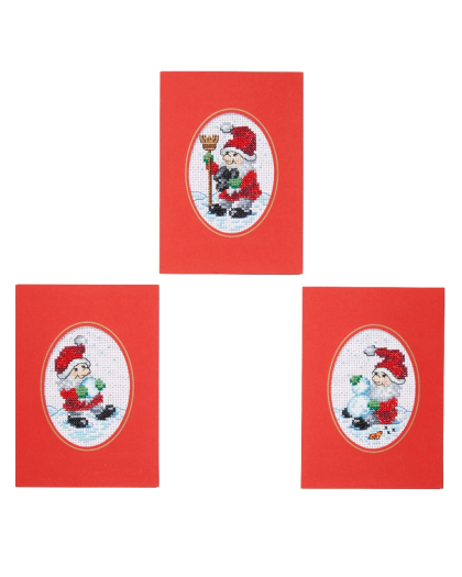 Små nisser - 3 pakkekort