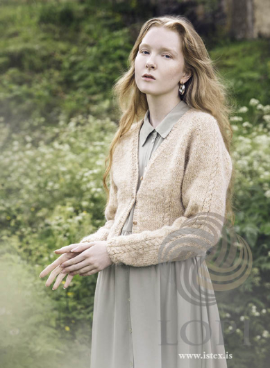 Sif - Strikket cardigan i Léttlopi