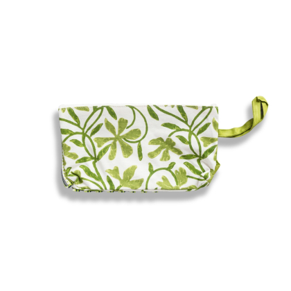 Veske med glidelås – stor mønstret