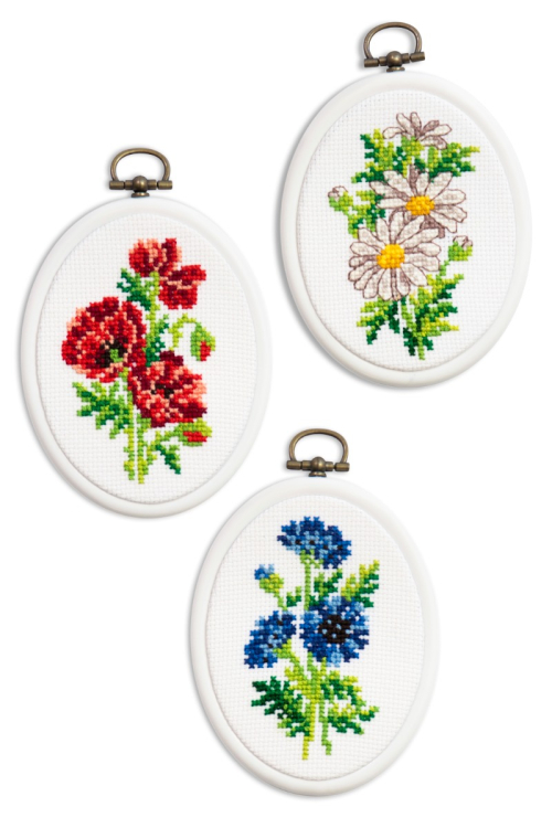 Flexitavlor Blommor 3-pack