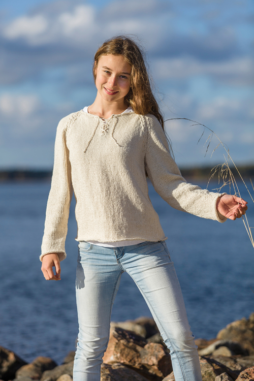 91523. BARNEGENSER MED SNØRING