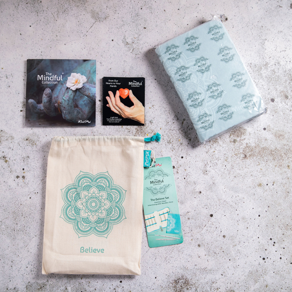 Mindful Believe - sett med endepinner (7 par, 13 cm) og tilbehør