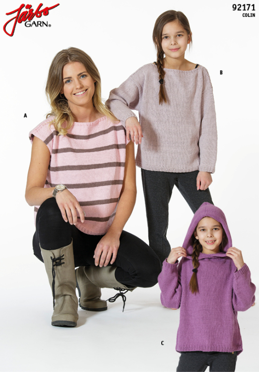 92171. ’ALLE GODE TING ER TRE’ – TOPP, GENSER & HETTEGENSER TIL BARN & DAME