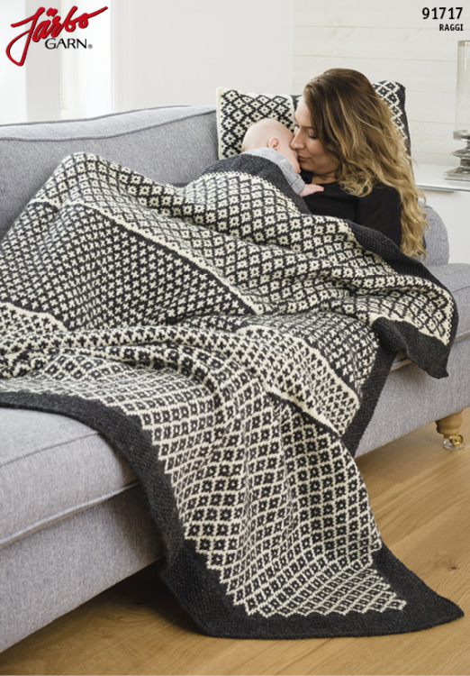 Pledd i Järbo-mønster