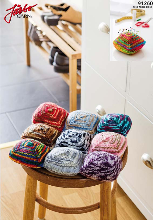 91260. NÅLEPUTE & SITTEPUTE AV QUILTEDE RUTER