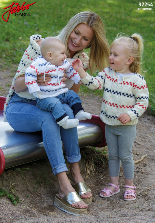 92254. 'Siri' - pippigenser i Eko Bomull til barn