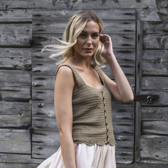 Lunderhage - heklet topp