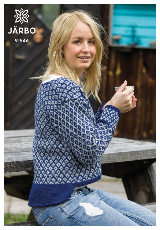 Genser i järbomønster