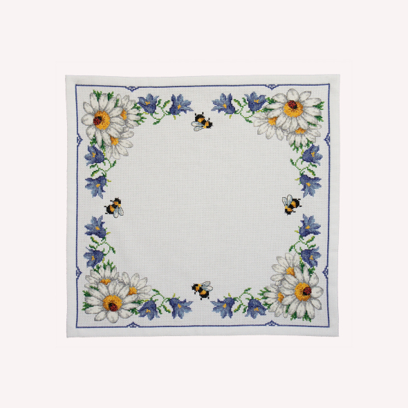 Tusenfryd og blåklokker - duk