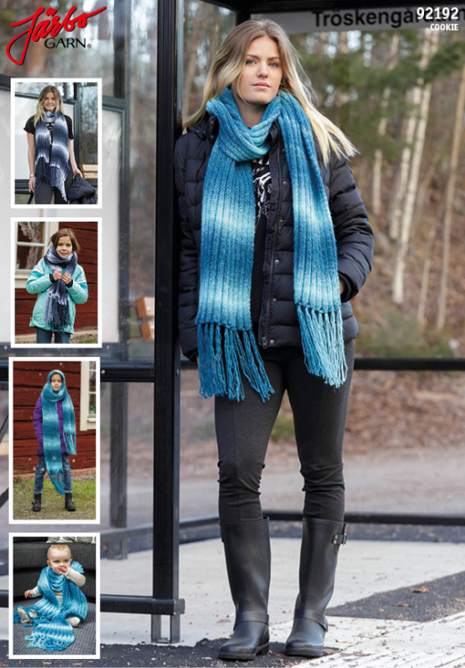 92192. LANGT SKJERF MED FRYNSER