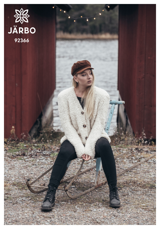 92366. BOUCLÉ-JAKKE FRA 80-TALLET