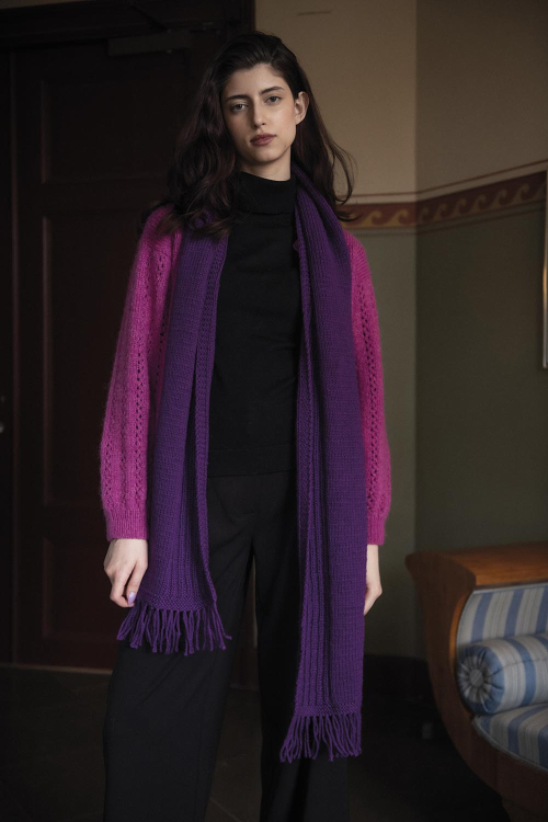 Regi - strikket skjerf