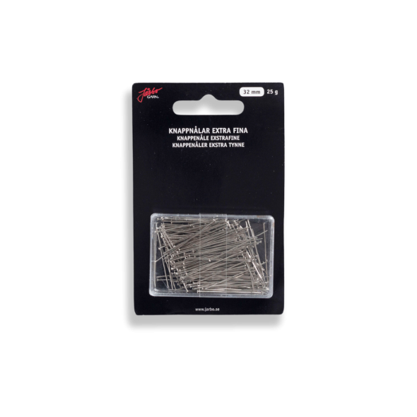 Knappenåler 32 mm Ekstra Tynne 25 gr