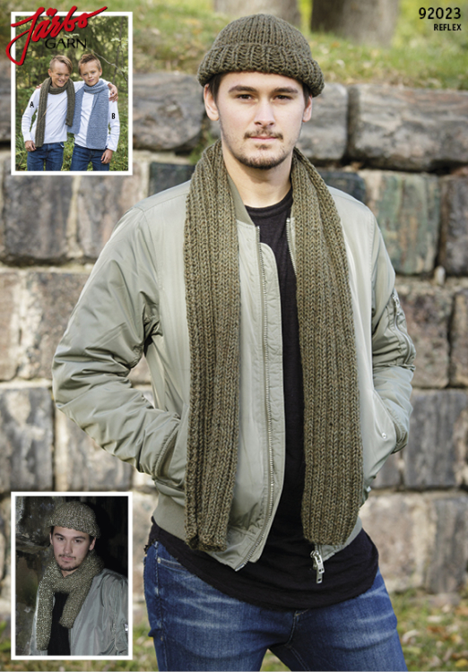 92023. LUE OG SKJERF I REFLEXGARN