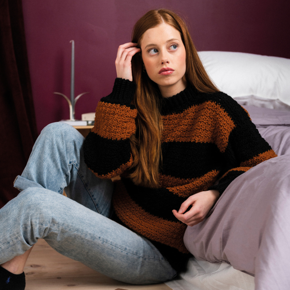 Fano - heklet genser