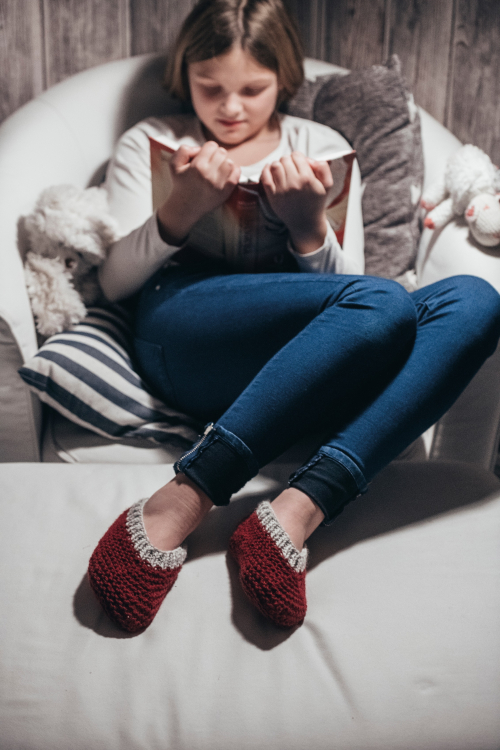 Tøfler til små og store føtter