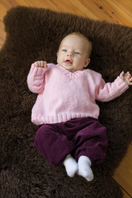 Basisplagg med isatt erme till baby og småbarn, i Junior