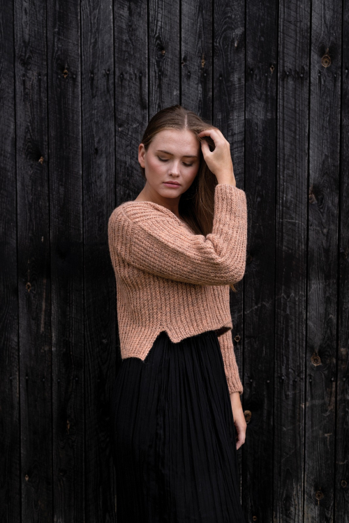 Vardag - strukturstrikket genser