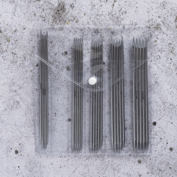 Strømpepinnesett Nova Metal 15 cm