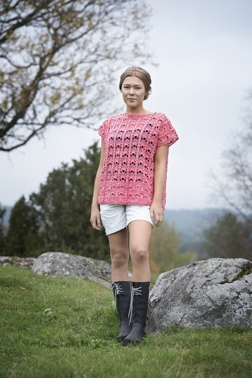 Ananastopp - ananasmønstret topp