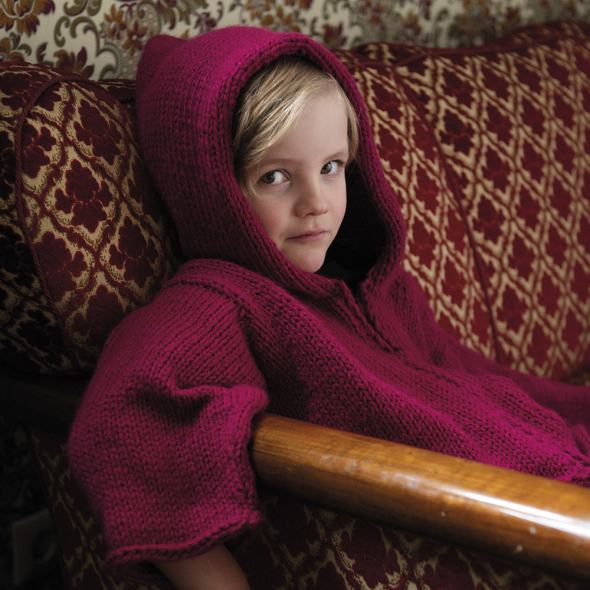 Måleri - strikket barnjakke