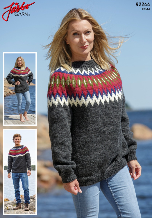 92244. GENSER MED MØNSTRET BÆRESTYKKE