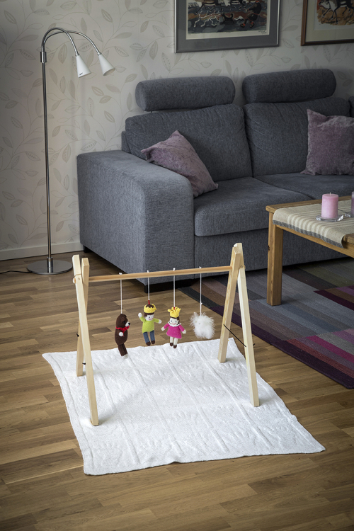 Føtter og hender - babysett - skjorte, bukse og teppe