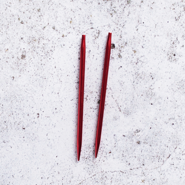 Röd endepinner deluxe sett