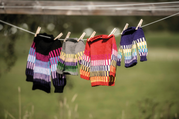 Skyskrapa - enkel og fargeglad barnegenser