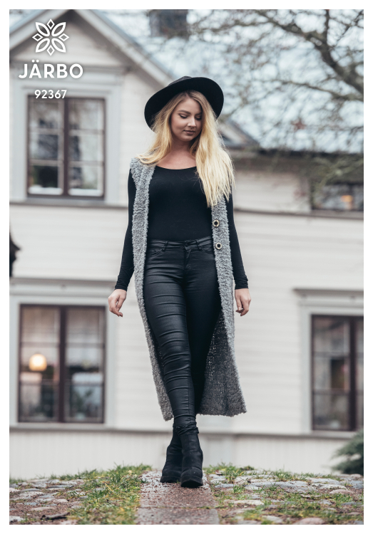 Bouclé - maxivest fra 80 talet