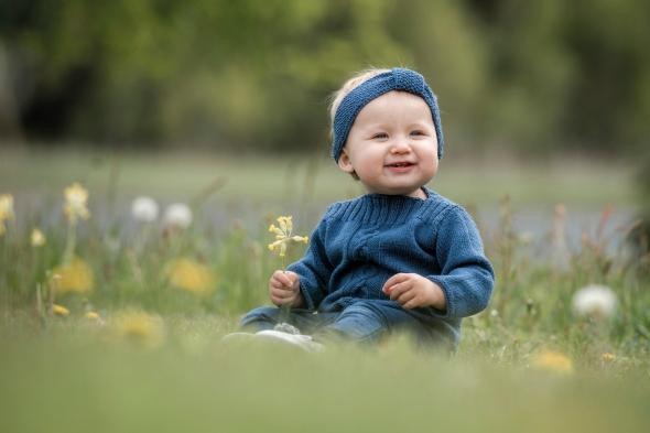 Putte - genser med pannebånd