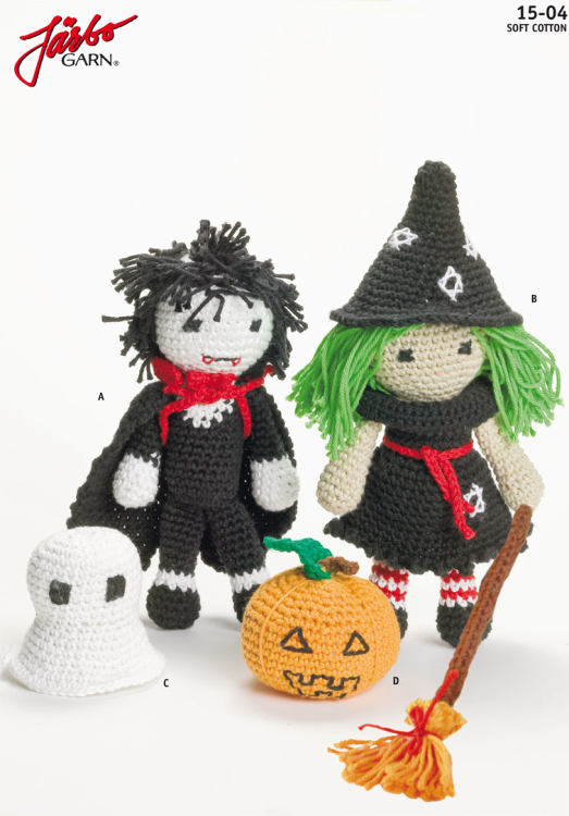 Uhyggelige små Halloween-dukker